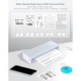 thumbnail image 4 of BORN4SHIP Impresora Bluetooth portátil - Impresora térmica inalámbrica, compatible con papel térmico de varios tamaños, compatible con teléfonos Android e iOS y PC, impresora sin tinta de 300 DPI para, 4 of 5