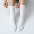 thumbnail image 3 of 6-Pack Women's Breathable Cotton Crew Socks - Ultra Soft Everyday Socks, 3 of 6