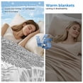 thumbnail image 2 of Grey Coastal Cooling Blanket, Lightweight Breathable Summer Throw Blanket with Double Sided Cold Effect,Ocean Coral Starfish Shell Modern Sea Picnic Beach Blankets Bed Sheet for Hot Sleepers 50"x60", 2 of 8