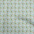 thumbnail image 1 of oneOone Cotton Cambric Light Blue Fabric Christmas Sewing Craft Projects Fabric Prints By Yard 42 Inch Wide, 1 of 5