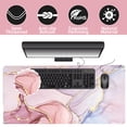 thumbnail image 5 of sixwipe XXL Gaming Mouse Pad, 35.4" x 15.7" Non-Slip Desk Mat, 3mm Thick Stitched Edge Rubber Base, Large Computer Keyboard Pad for Work, Game, Office & Home, 5 of 8