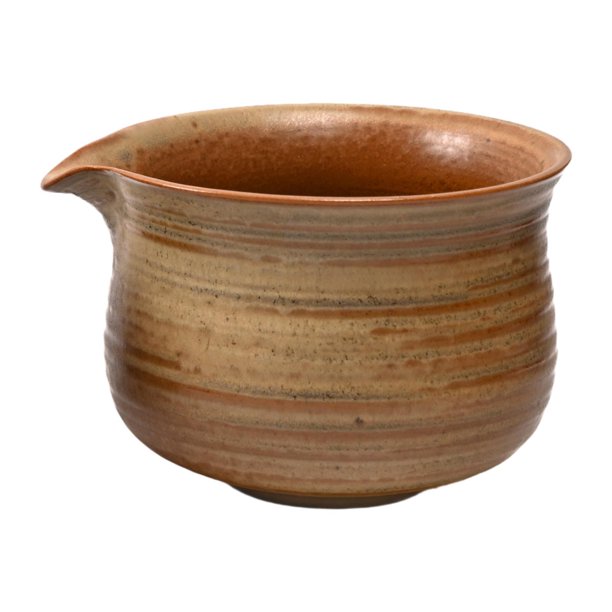 Cuenco de cerámica para matcha, cuenco de porcelana, accesorios elegantes para mezclar con pico. Diseño retro amarillo