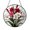 Acrylic 3.5 Inch, variant on August Birth Flower Gladiolus Suncatcher Window Decor, Elegant Glass Floral Hanging, Thoughtful Home Accent Gift for Mom