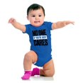 thumbnail image 4 of No One Cares You're Busy Funny Chill Romper Boys or Girls Infant Baby Brisco Brands NB, 4 of 7