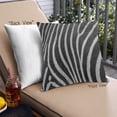 thumbnail image 1 of Ahgly Company Animals Zebra Outdoor Throw Pillow, 18 inch by 18 inch, 1 of 6