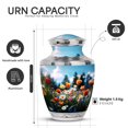 thumbnail image 2 of Yatskia Colorful Garden Tulip Urn for Ashes for Women, Decorative Urns for Human Ash, Small Urns for Human Ashes Keepsake, (Tasty 10 Inch and 3 Inch), 2 of 8