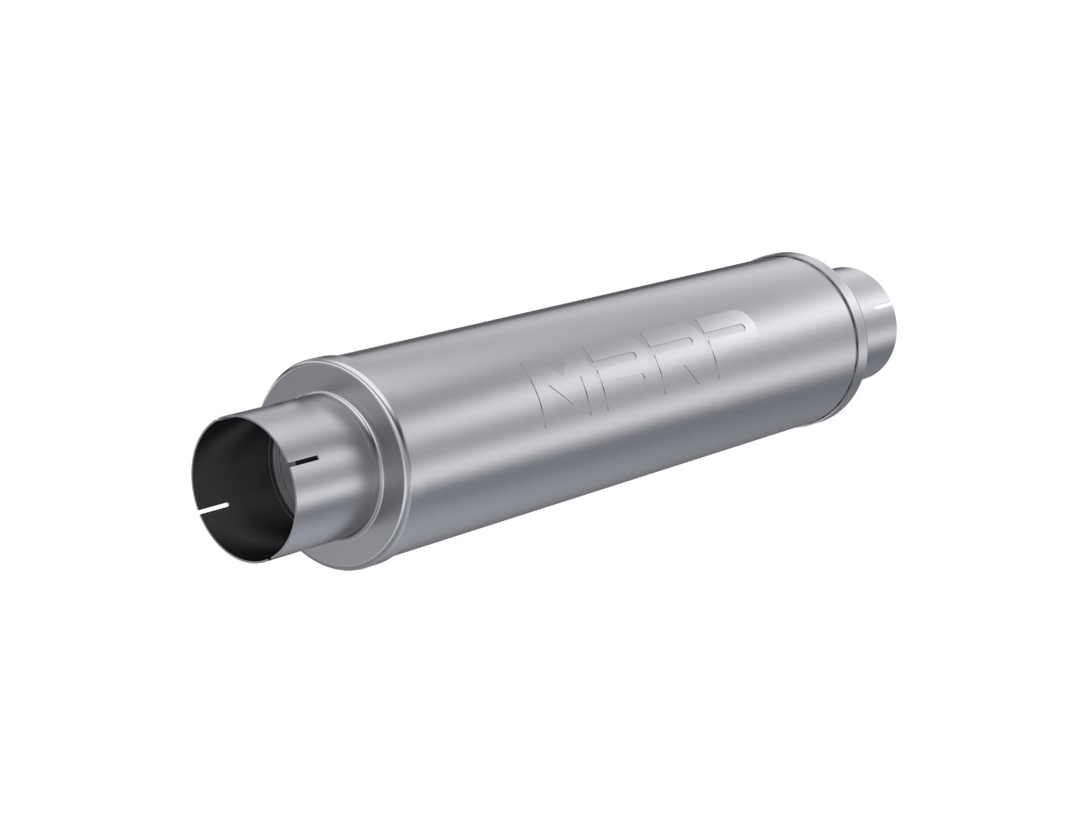 MBRP M1004A Quiet Tone Muffler with 4 Inch Inlet and Outlet, Silver