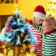 thumbnail image 5 of Artificial Christmas Tree with Lights, USB Powered Christmas Tree, 17.7 Inch Small Pre Lit Artificial Christmas Tree with Snowflake Ornaments for Home Office Party Indoor Outdoor Decor, 5 of 8