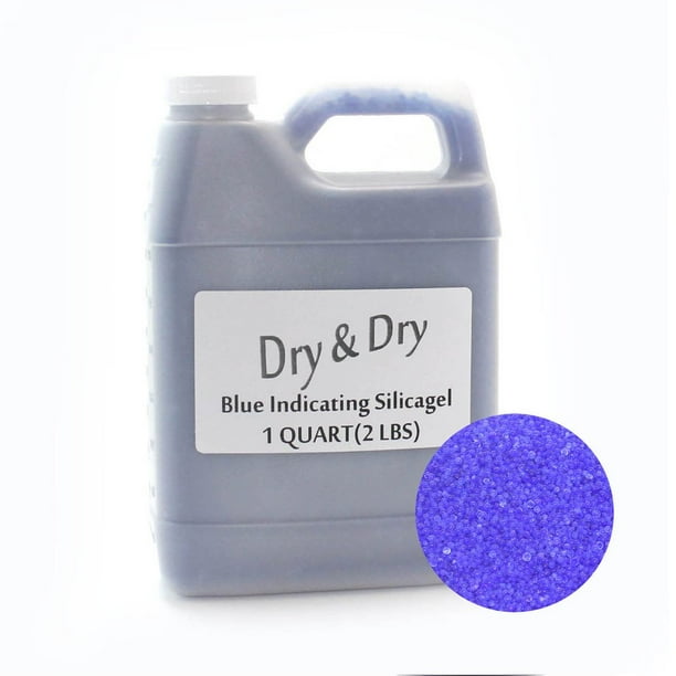 1 Quart Premium Blue Indicating Silica Gel Beads (Industry Standard 24