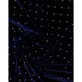 thumbnail image 4 of Zelouf Malani Velvet With Stones  , Sewing, DIY, Crafts Fabric by the Yard, Navy, 3 Yard, 4 of 4