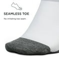 thumbnail image 3 of Feetures Elite Ultra Light Cushion Ankle Socks - Sport Sock with Targeted Compression - White, M (1 Pair), 3 of 5