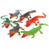 Crocodile Animal Miniatures Set Diorama Recreation 12 Pack Toys