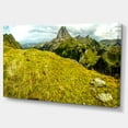 thumbnail image 2 of Panorama de Montagne Vert Vif - Impression sur Toile Paysage, 2 of 3