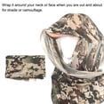 thumbnail image 4 of Uxcell 63"x20" Camouflage Netting Mesh Net Camo Scarf Veil Desert Mesh Scarves Dark Camo 2 Pack, 4 of 5