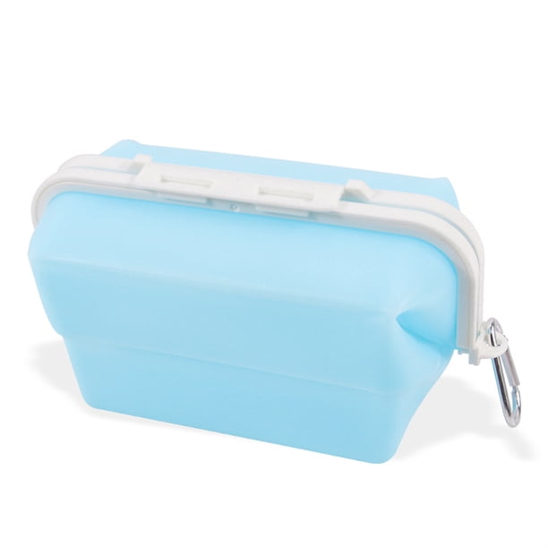 Plegable comida bolsa de almacenamiento contenedor vegetal fruta microondas calefacción de almuerzo bolsa bolsa organizador accesorios azul Scienceny HA047920-01
