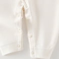 thumbnail image 6 of CAUYDY 0-3M 6-9M 12-18M Preemie Girl Coming Home Outfits Baby Clothing Newborn Long Sleeve Sleepers Infant Girls Romper Fall Winter Toddler Pajamas Sizes 5-8 Months,White, 6 of 7