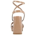 thumbnail image 4 of Journee Womens Zorana Mid Heel Platform Dress Sandals, 4 of 10