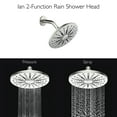 thumbnail image 5 of Design House Ian Modern 8" 2-Function Showerhead, Satin Nickel, 5 of 11