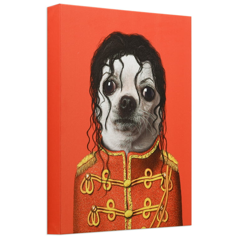 Empire Art Direct Pets Rock Detective Graphic Art on Wrapped Canvas Dog  Wall Art 