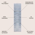 thumbnail image 3 of JONATHAN Y SANTA MONICA 2 x 8 Runner Rug, Sukie Offset Stripe - Ivory/Blue, SMB133C-28, 3 of 4