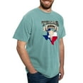 thumbnail image 4 of CafePress - Bull Skull Born Texas T Shirt - Mens Comfort Colors Shirt, 4 of 5