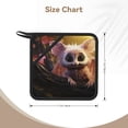 thumbnail image 3 of Sikiie Adorable Fluffy Bat Pot Holders Kitchen Insulation Mats Heat Resistant Pot-Holder Oven Anti-Scald Pads for Cooking Baking, 7.1*7.1inch, 3 of 8