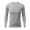 Gray, variant on Miluxas Long Sleeve Tee Shirts for Men - Moisture Wicking Dry Fit Long Sleeve Shirts UV Sun Protection T-Shirts for Running Yellow 10(XL)