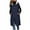 Navy, variant on Kukoosong Women's Puffer Vest, Women Lightweight Two-way Zipper Sleeveless Jackets, Long Warm Hooded Coat with Pockets Outerwear