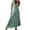 Green, variant on Womens Summer Boho Floral Maxi Dress Tassel Tie Puff Sleeve Dresses Flowy Swing Beach Vacation Outfits Wedding Guest Dress