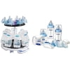 The First Years - Value Bundle - Breastflow Bottle Gift Set w/Your Choice of Drying Rack Bundle