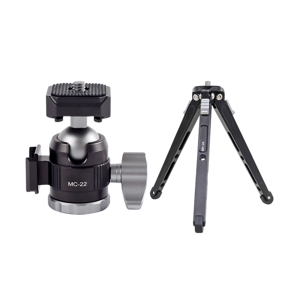WINDLAND Aluminum Tripods For Camera Phone Desktop With 6kg Load Capacity Adjustable Height 20mm 140mm