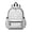 Basketball and Hoop White Pattern, variant on Basketball and Hoop White Pattern Cute School Backpack with Padded Back and Adjustable Shoulder Straps 13.4"x11"x4.7"