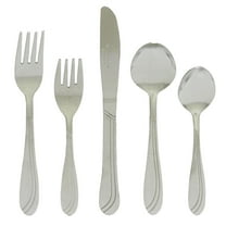 Gibson Silver Wave 20 Piece Flatware Set