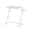 White, variant on YINYUN Adjustable TV tray table - A TV dinner plate suitable for beds and sofas, a comfortable folding table with adjustable tilt Angle - white
