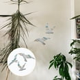 thumbnail image 4 of LOLIPPYY 3pcs Seagull Wall Decor: Beach Wall Art Sculptures Wooden Decor Hanging Nautical Decoration for House Home Bathroom Bedroom Living Room Assorted Color, 4 of 9