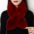 thumbnail image 2 of Women's Fashion Versatile Solid Color Thick Warm Scarf Neck Gaiter Windproof Neck Warmer, 2 of 4