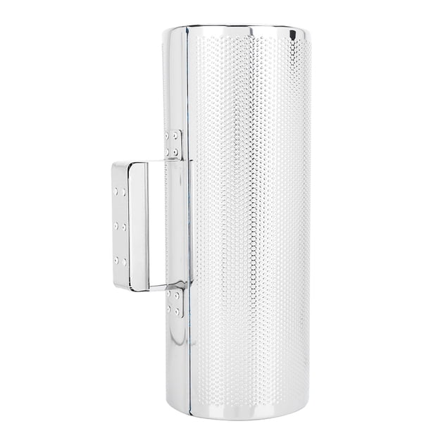 Instrumento De Percusión Profesional De Acero Inoxidable Guiro De Metal Con Raspador Para Músicos E Intérpretes