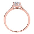 thumbnail image 3 of Aonejewelry 0.50 Ct. Ttw Wedding Engagement Diamond Ring 10K Rose Gold, 3 of 4
