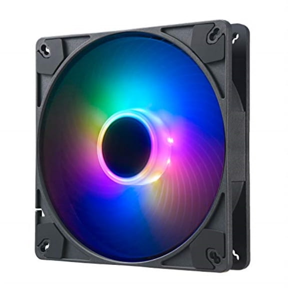 SilverStone Technology AP140I-ARGB 140 mm Air Penetrator 140i ARGB PWM Air Channeling Fan with ARGB Lighting Effects, Translucent & Black