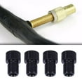 thumbnail image 6 of 4Pcs Bike Valve Adapter Bicycle Valve Adapter for Mountain Road Bike Cycling Black, 6 of 8