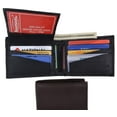 thumbnail image 2 of Soft Lambskin Leather Bifold Wallet W/Removable ID 533, 2 of 30