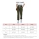 thumbnail image 5 of Pantalones de pierna recta Polyetser Pantalones casuales transpirables con cordón en la cintura para mujeres y niñas, 5 of 6