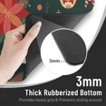 thumbnail image 3 of XMXT Non-Slip Gaming Mouse Pad, Christmas Snowflake Globe Print Mousepad Computer Keyboard Mats Desk Pads Office Decor Accessories, 15.8"x29.5", 3 of 8