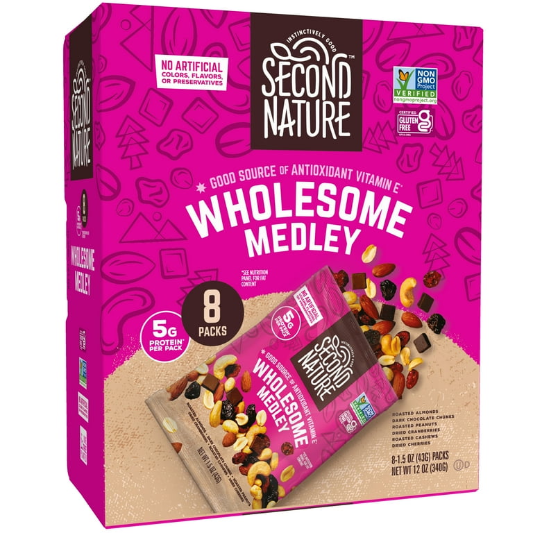 Kars Nuts Second Nature Wholesome Medley Trail Mix, Dark Chocolate