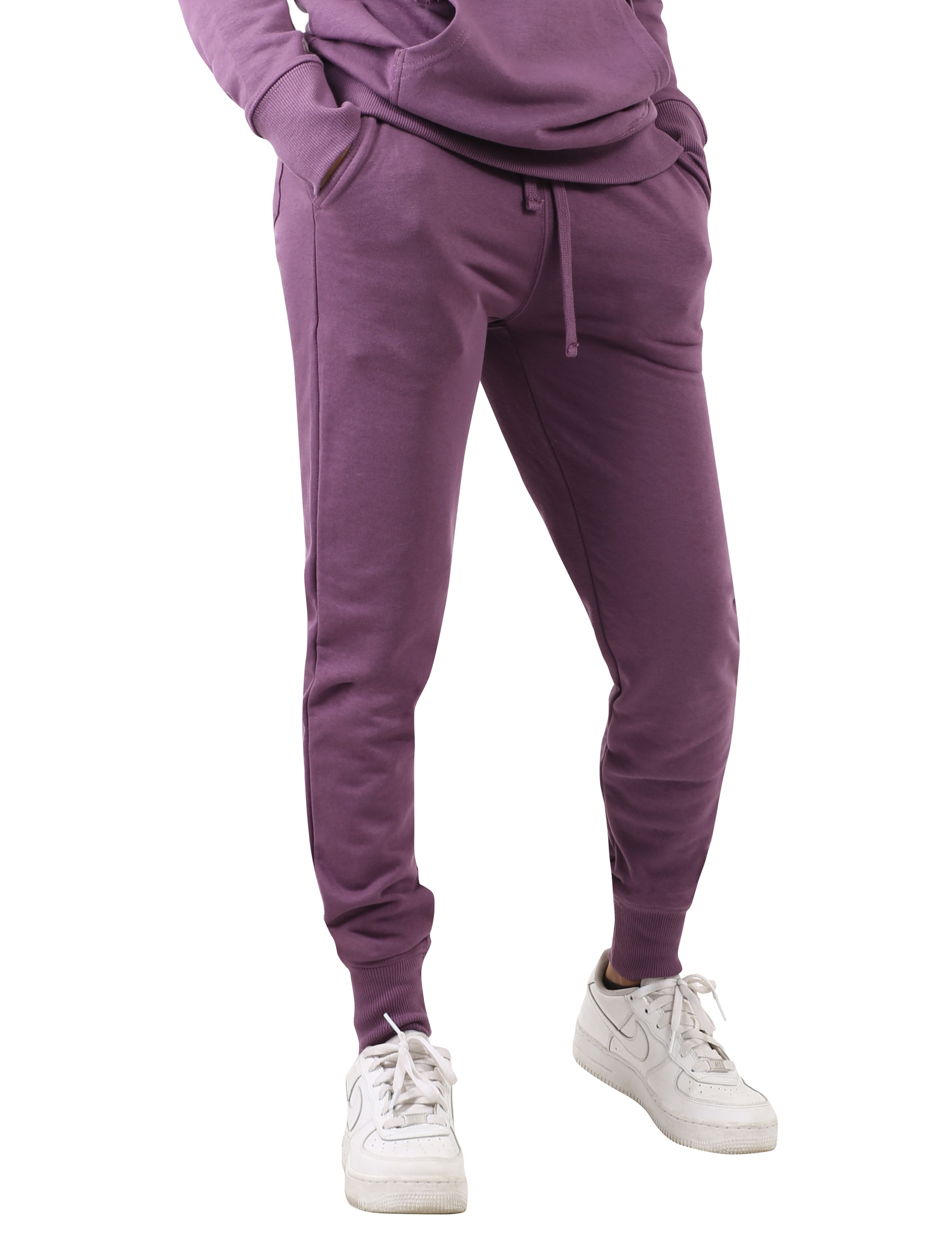 womens purple joggers
