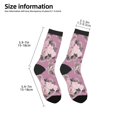 thumbnail image 2 of Fuzoiu Rose Flowers Print Kids Socks For Boys Girls,Grip Crew Socks with Non Slip,Lightweight Stretch Crew Socks,Toddlers Crew Boot Socks, 2 of 5