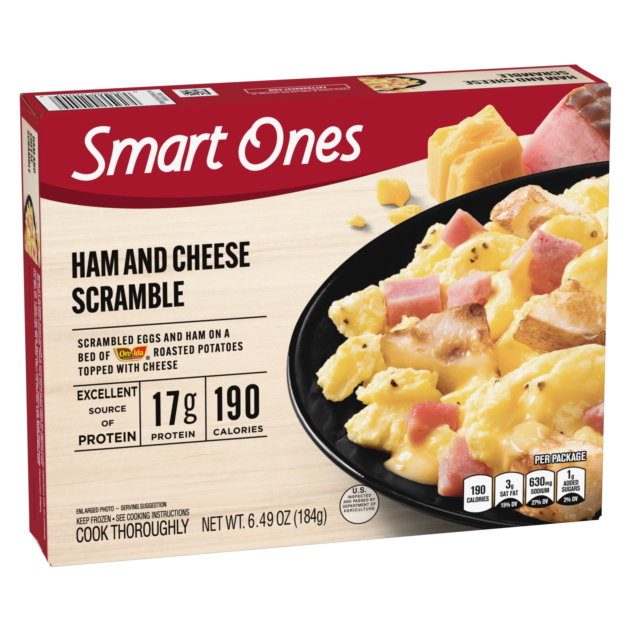 Smart Ones Ham & Cheese Scramble Frozen Meal, 6.49 oz Box
