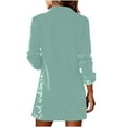 thumbnail image 6 of ICHUANYI Sequin Dress for Women Casual Festival Long Sleeve Button Lapel Sequin Dresses Holiday Party Clothes, 6 of 8