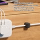 thumbnail image 4 of Organizador Del Cable, Clips De Cable Magnético De 6 Paquetes, Bajo Gestión De Cables De Escritorio, Soporte De Alambre Adhesivo, Portero Del Alambre Del Cargador Del Teléfono, 4 of 7