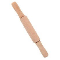 Worgeous Kids Mini Rolling Pin Wooden Roller for Baking Pastry and Crafts Comfortable Handle for Home Baking and Holiday Decor 23CM